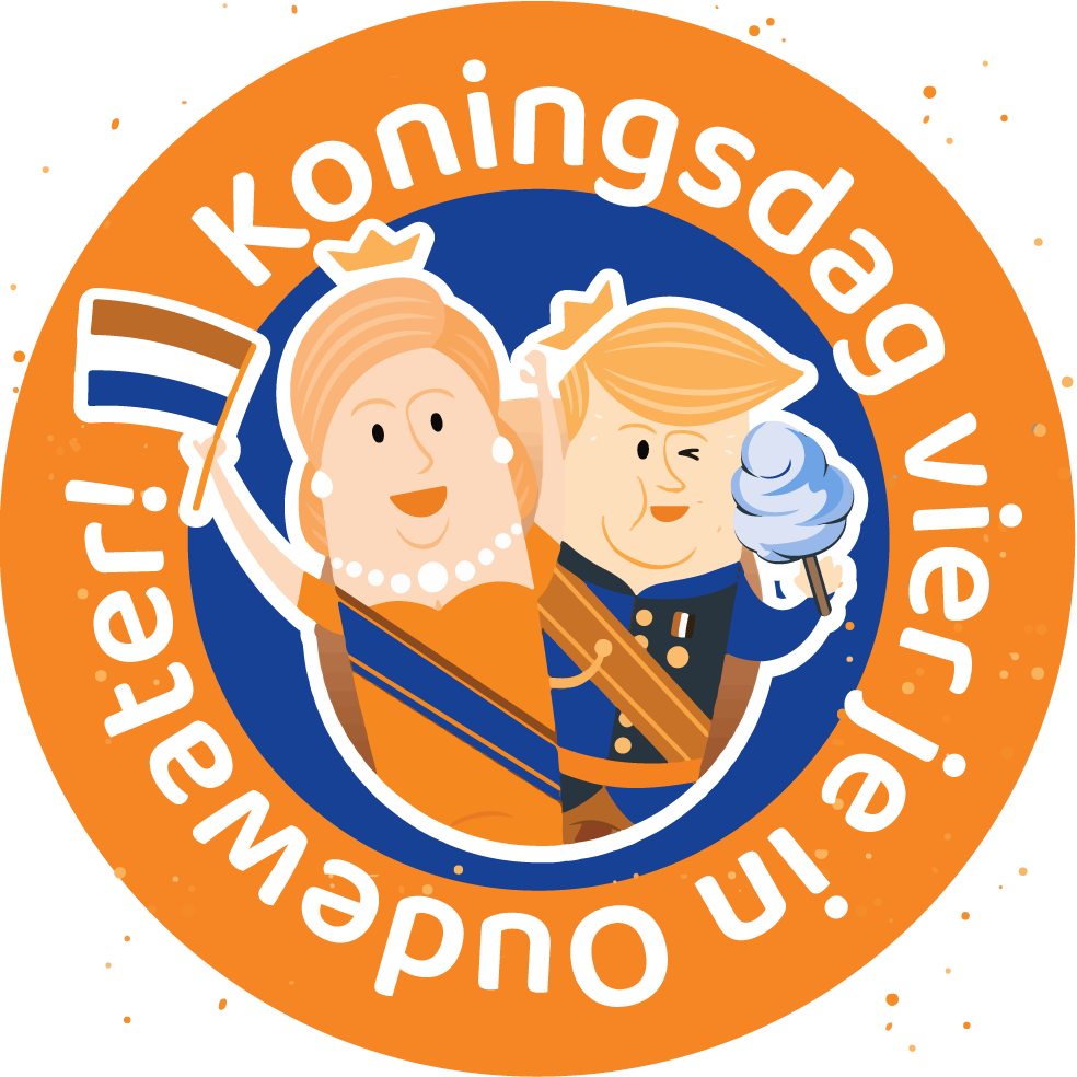 koningsdag-oudewater-feest-blauw-rond-tekst-suikerspin-lettercontouren